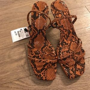 Brand new never been worn Zara heels